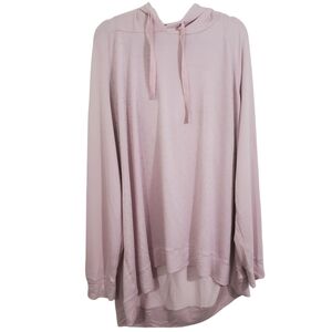 LIVI Lane Bryant Hooded Pullover Metallic Dot Activewear Shirt NWT Size 22 24
